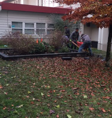 Installing the final Allen block (2016)