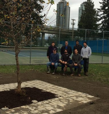 Our students built a beautiful reflection space in Amy’s Garden at Maywood Community School (2016)