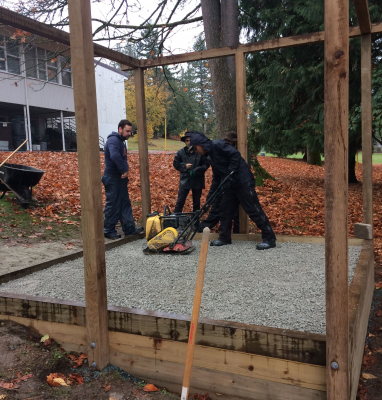 Erecting a pergola (2017)